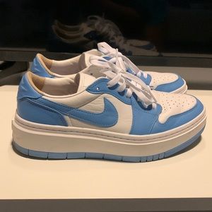 Nike elevate air Jordan blue. Size 10W, 8.5M. Worn a couple of times. Looks new